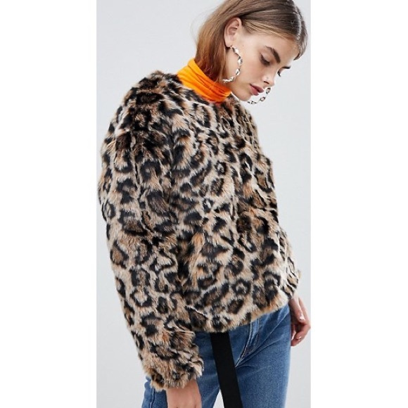 Bershka leopard coat - Picture 3 of 5
